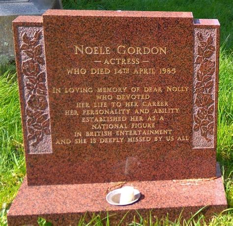 Noele Gordon Find A Grave Memorial