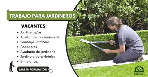 Trabajo Para Jardineros Y Ayudantes Auxiliares Empleos Libres