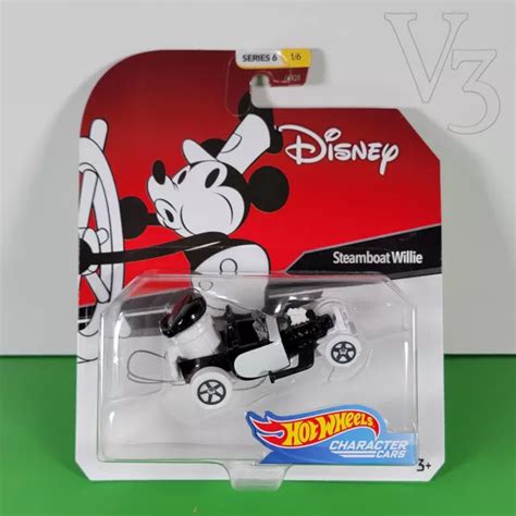 DISNEY RACERS Steamboat Willie Disney Hot Wheels Car 10 00