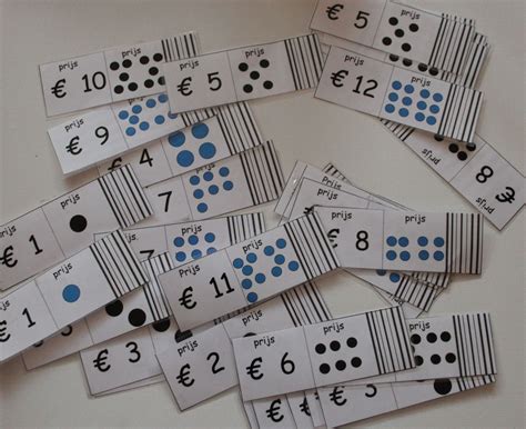 Several Pieces Of Paper With Numbers And Dots On Them Sitting Next To