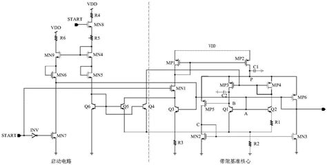 一种提升电源抑制比的带隙基准源的制作方法