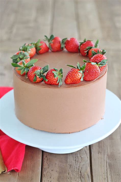 Decadent And Delicious Chocolate Strawberry Nutella Cake Cake By Courtney