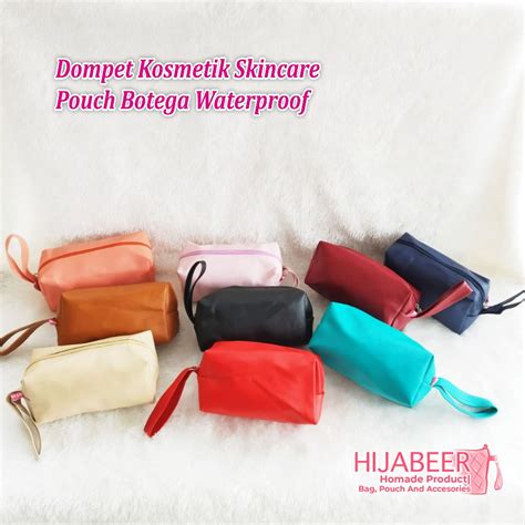 Jual Dompet Kosmetik Skincare Botega Waterproof Murah Pouch Kosmetik