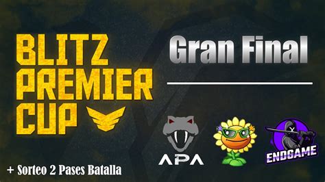 Blitz Premier Cup 4 Gran Final Sorteo 2 Pases Batalla Torneo