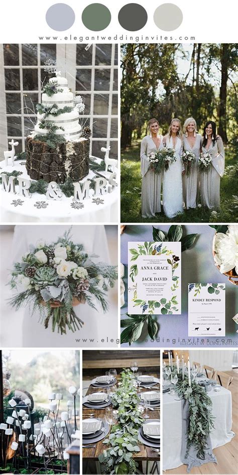 Winter Wedding Color Palette Wedding Theme Colors Wedding Color