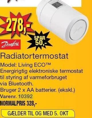 Radiatortermostat Tilbud Hos Harald Nyborg