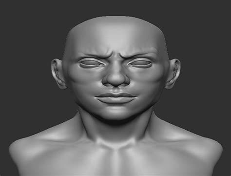 Sculpt 3d Bust Model With Zbrush Maya Head Face And Full Body For 3d Printing By Captainmodel