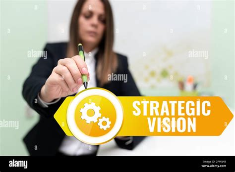 Conceptual Caption Strategic Vision Business Approach Clarifies The