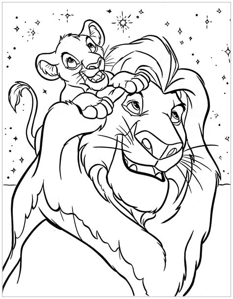 Coloriage Roi Lion A Imprimer Setianvntyc