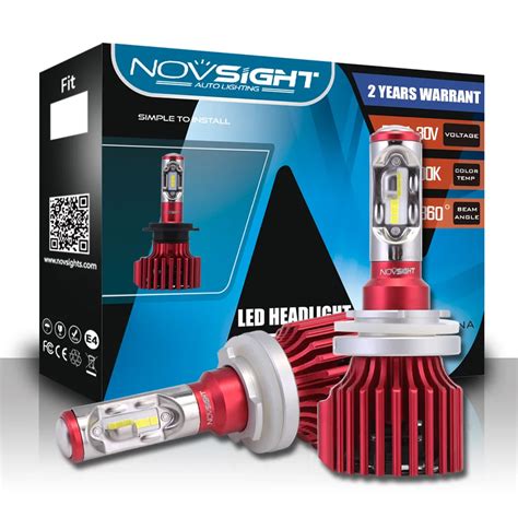 Nighteye H Led Hi Lo Beam Headlight Bulbs W Set Lm K