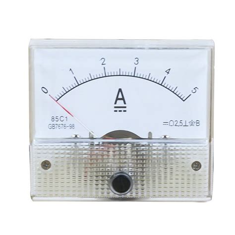 Dc Plastic Analog Pointer Ammeter Ampere Meter Panel A A A A A