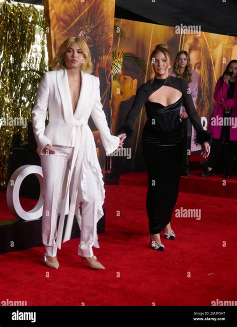 Los Angeles California Usa 15th December 2022 Hayley Kiyoko And Becca Tilley Attend Global