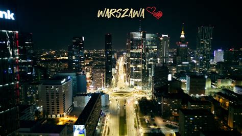 Warszawa K Warszawa Noc Warsaw By Night Warszawskie Wie Owce