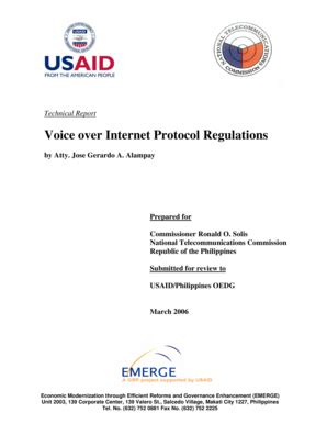 Fillable Online Pdf Usaid Voice Over Internet Protocol Regulations