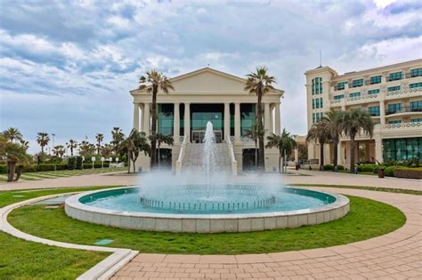 Premium Photo | Water fountain inside a building