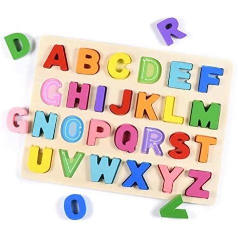 Alphabet en bois numéro jouet éducatif 26 alphabets pour enfants toys