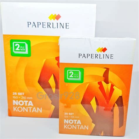 Jual Bon Besar Rangkap 2 NCR Buku Nota Kontan 2 Ply Paperline