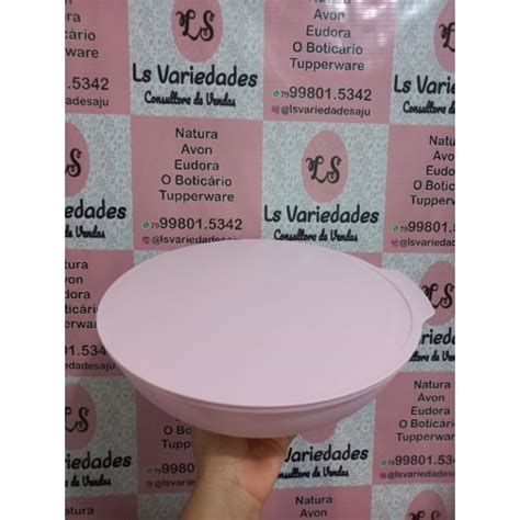 Tigela Allegra 3 5L Rosa Tupperware Shopee Brasil