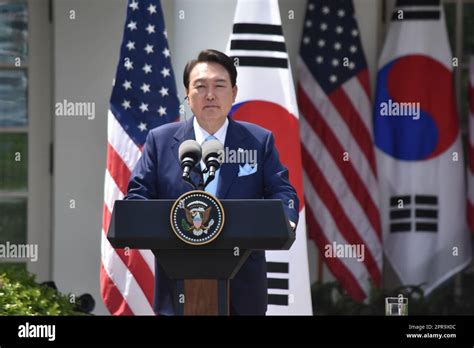 Washington United States 26th Apr 2023 President Of South Korea