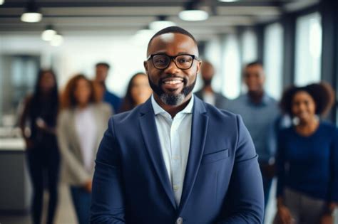 Premium Photo Portrait Of A Smiling Mature African American