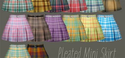 Sims 4 Skirt Cc Sims 4 Cc Skirt Mods Sims 4 Mini Skirt