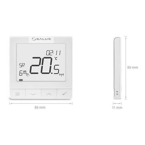 Thermostat Programmable Modulant OpenTherm RF Quantum SALUS Bricozor