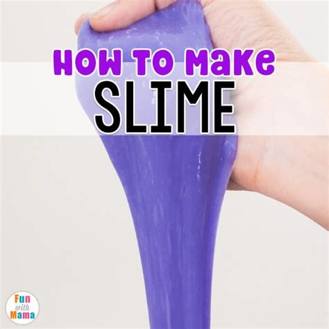 How To Make Slime Without Borax Fun With Mama