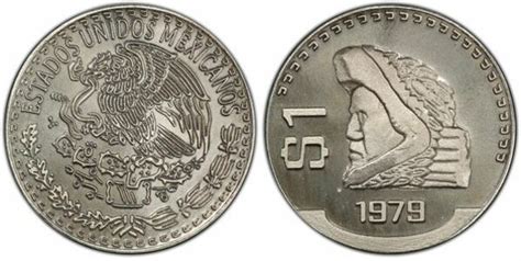 Peso Pattern Modern Eagle Copper Nickel Mexico Numista