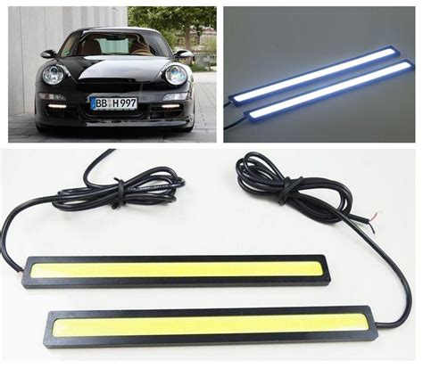 20 Off 2 14cm 9w Cob 12v Led Cob Car Auto Drl Driving Daytime