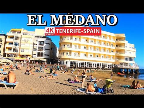 TENERIFE - EL MÉDANO | Fabulous Weather & Lively Atmosphere ☀️ 4K Walk ...