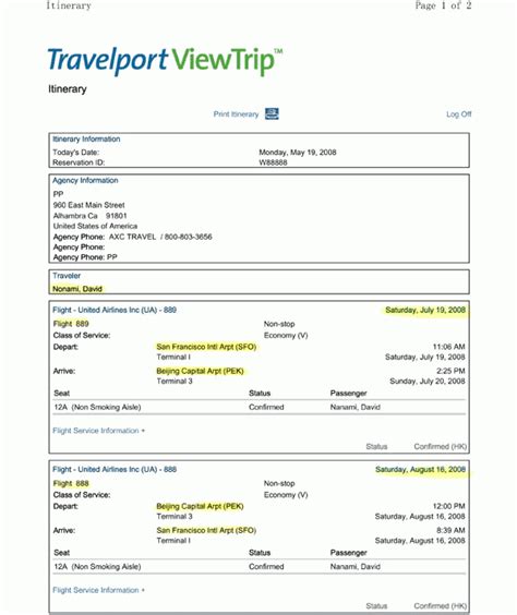 Travel Proposal Template Word