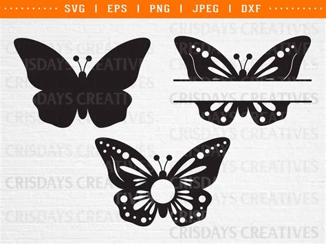 Butterfly Monogram Svg Png, Butterfly Svg Bundle, Butterflies Svg ...