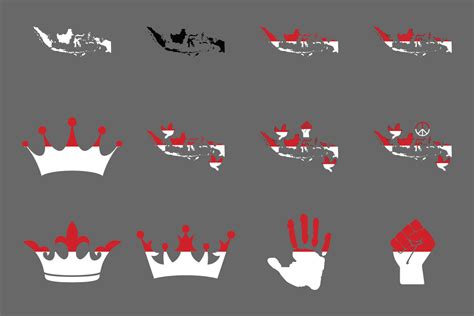 Original Indonesia Flag Collection Graphic By Breakingdots · Creative