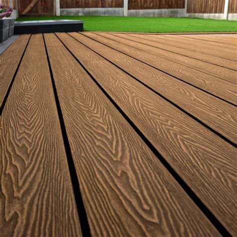 Outdoor Engineered Wooden Plastic Composites Decking Price WPC Board