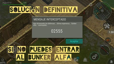 Solución definitiva al problema con el bunker alfa si no te deja entrar