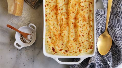 Baked Mashed Potatoes With Parmesan Recipe