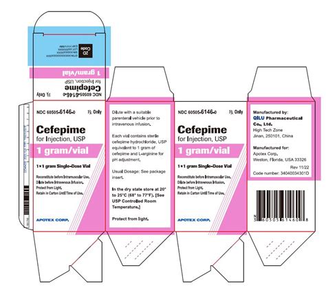 Cefepime - FDA prescribing information, side effects and uses