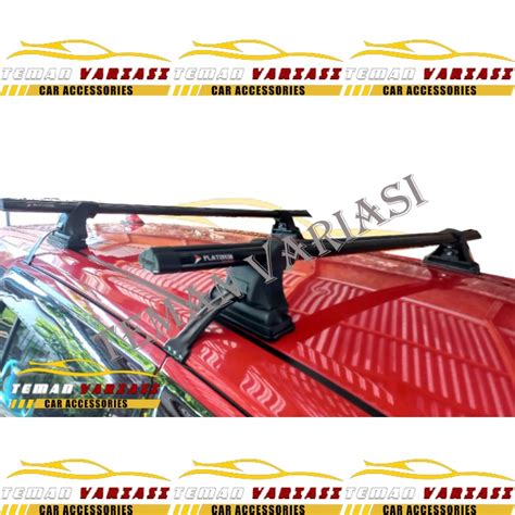 Jual CROSS CROS BAR RACK RAK BAGASI MOBIL JEPIT BODY PLATINUM UNIVERSAL