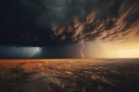 Enorme tempestade nublada e ventosa céu nuvens dramáticas de uma