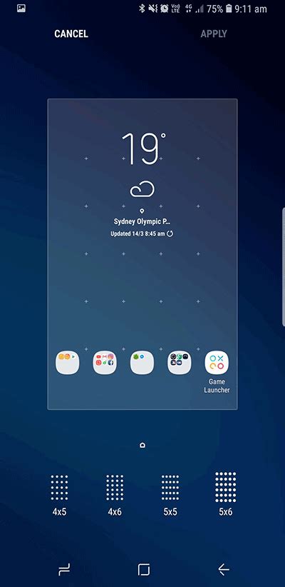 How Do I Access The Home Screen Settings Samsung Support Australia