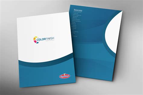 Carpeta Corporativa COLORFINISH On Behance