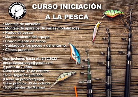 CURSO INICIACIÓN A LA PESCA Ayto San Adrián