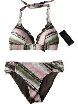 Erka Mare Bikini Set Τριγωνάκι με Ενίσχυση Ψηλόμεσο Brazil Πράσινο Mint