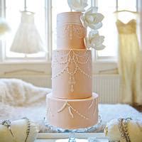 Art Deco Wedding Cake Cake By S K Cakes CakesDecor