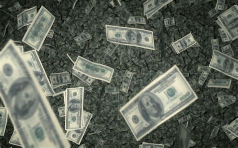 Money Falling Wallpaper