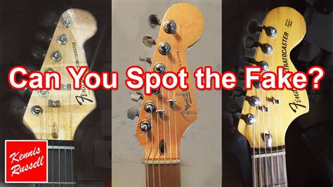 Three Fender Stratocasters 1 Fake And 2 Real Try And Spot The Fake Youtube