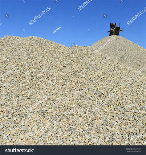 Pile Washed River Gravel Stock Photo 746403961 Shutterstock