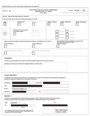 Fillable Online Notice Of Filing Of Proposed Rule Change To Enhance