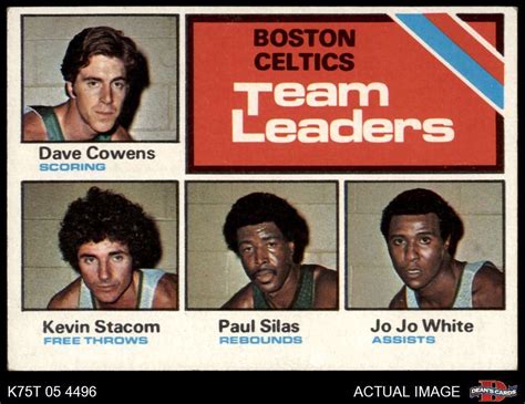 1975 Topps 117 Dave Cowens Celtics Leaders HALL OF FAME 4 VG EX EBay