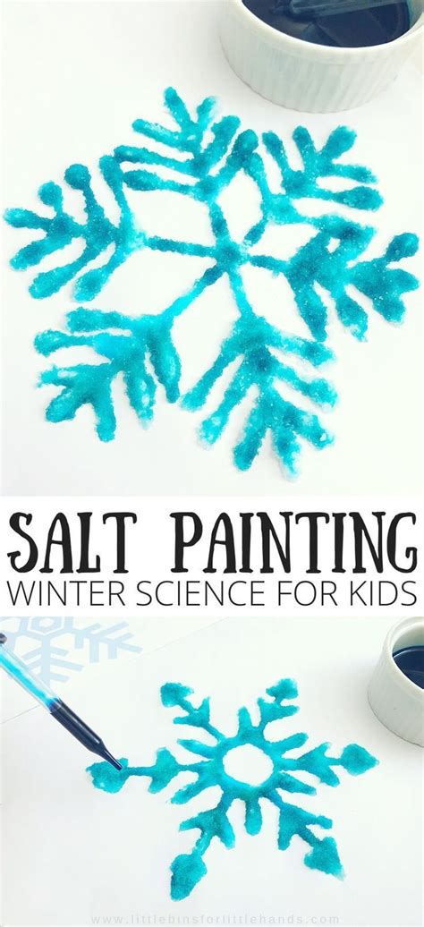 Salt Snowflakes For Winter Art Artofit